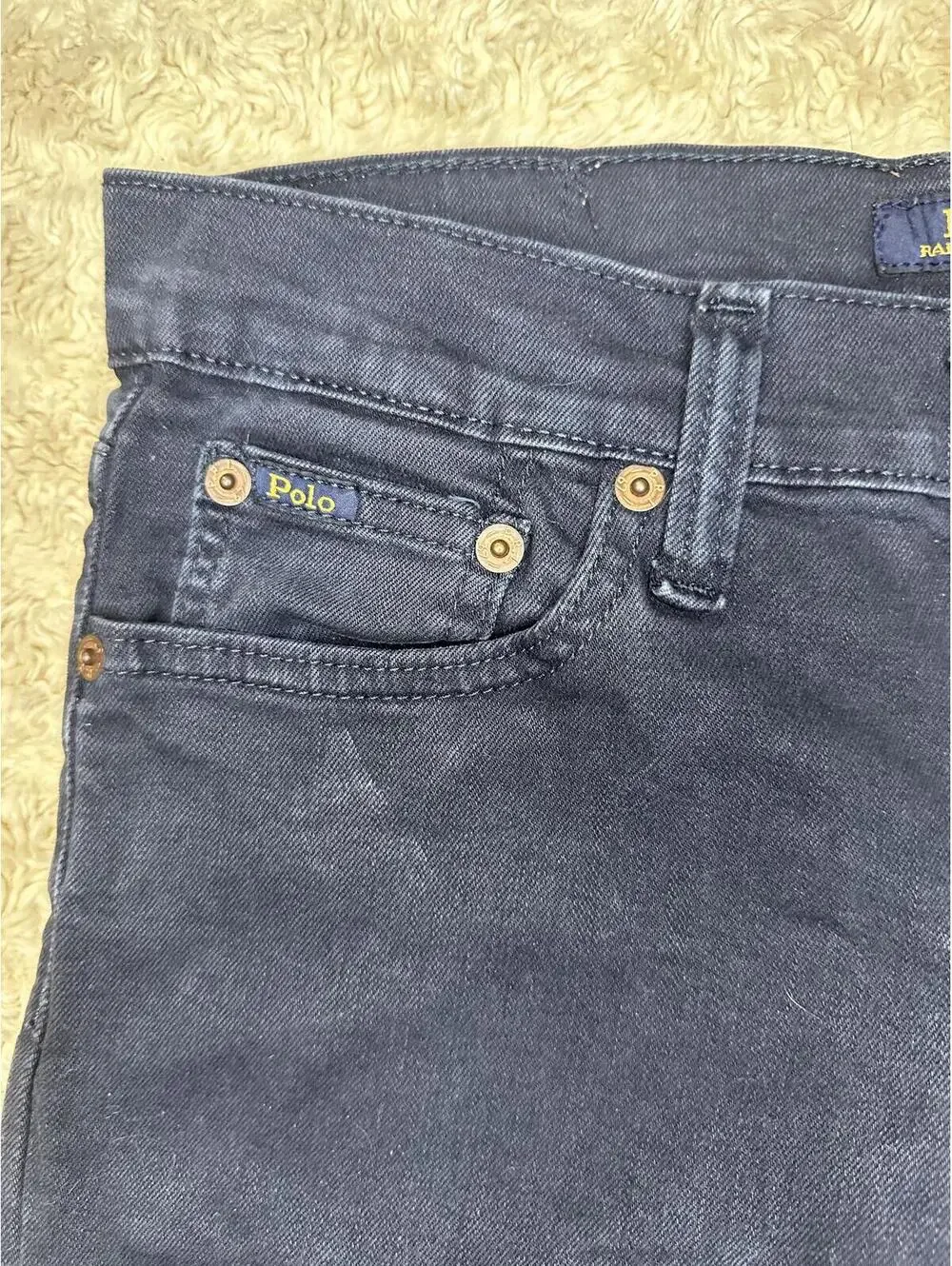 Polo Ralph Lauren dark wash skinny denim jeans Youth L(14-16) stretch classic